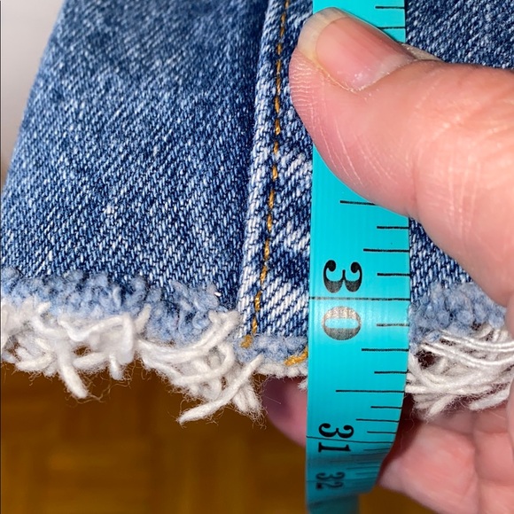 Levi's 550 36x30 Relaxed Fit Tapered Leg Men's Jeans raw Medium Wash Denim Blue - Picture 13 of 16